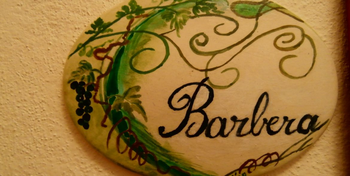 Insegna stanza Barbera