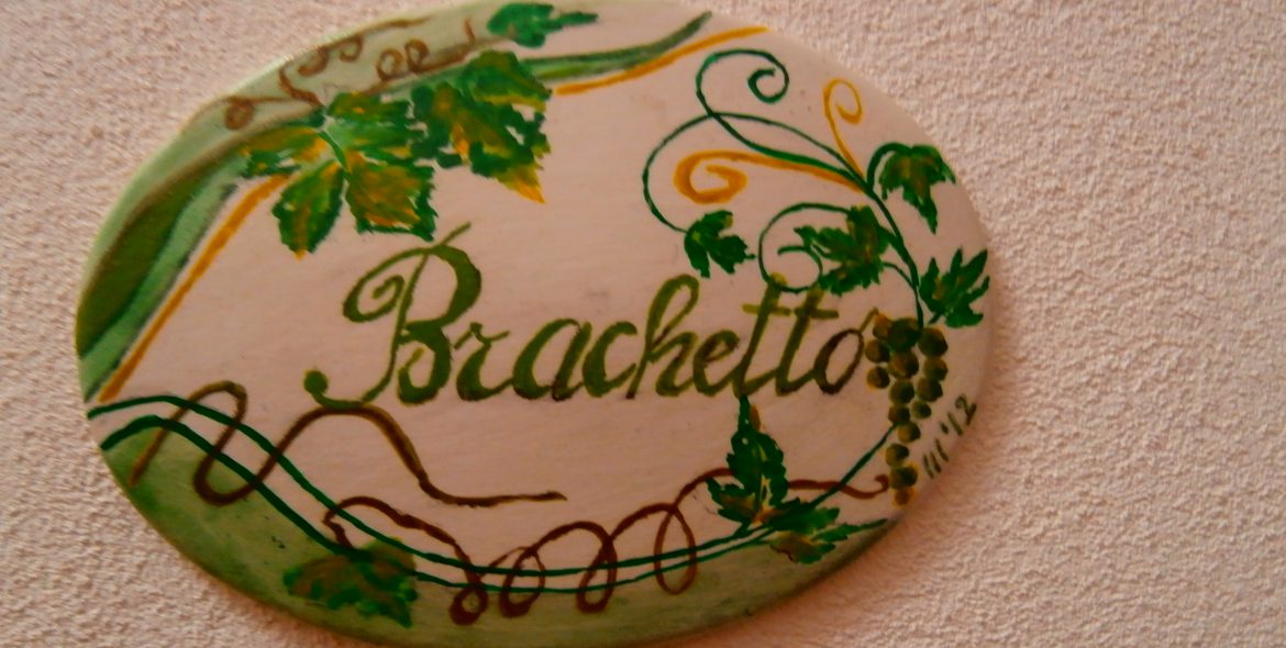Insegna stanza Bracchetto